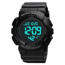 Reloj SKMEI Pacer 2081 Digital Multifunción 4 Alarmas - Negro