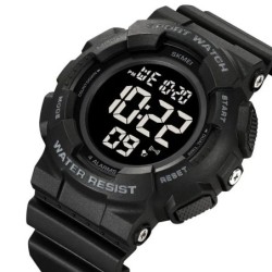 Reloj SKMEI Pacer 2081 Digital Multifunción 4 Alarmas - Negro