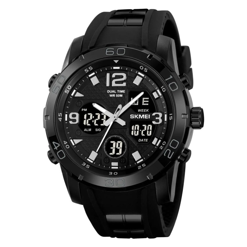 Reloj SKMEI Stell 2102 Dual Multifunción Retroiluminación - Negro