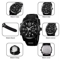 Reloj SKMEI Stell 2102 Dual Multifunción Retroiluminación - Negro