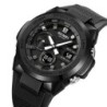 Reloj SKMEI Sonar 2105 Hibrido Multifunción Horario Mundial - Negro