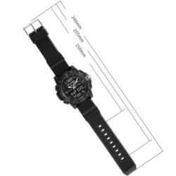 Reloj SKMEI Raptor 2162 Dual Multifunción 3 Horarios - Negro