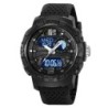 Reloj SKMEI Force 2163 Dual Multifunción 3 Horarios - Negro