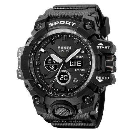 Reloj SKMEI Reset 2197 Dual Multifunción Retroiluminación -Negro