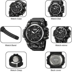Reloj SKMEI Reset 2197 Dual Multifunción Retroiluminación -Negro
