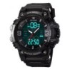 Reloj SKMEI Crusher 2222 Dual Fecha Multifunción Iluminación -Negro