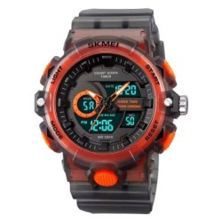 Reloj SKMEI Shadow 2225 Multifunción Conteo Regresivo Dual - Naranja