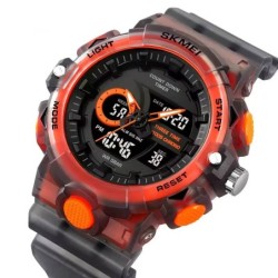 Reloj SKMEI Shadow 2225 Multifunción Conteo Regresivo Dual - Naranja