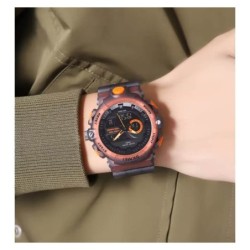Reloj SKMEI Shadow 2225 Multifunción Conteo Regresivo Dual - Naranja