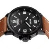 Reloj SKMEI Explorer 9115 Analógico Fechador Correas de Piel - Blanco