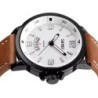 Reloj SKMEI Explorer 9115 Analógico Fechador Correas de Piel - Negro