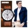 Reloj SKMEI Explorer 9115 Analógico Fechador Correas de Piel - Negro