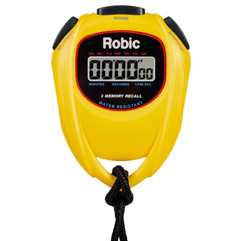Cronometro Robic SC429 Alta precision Evento Simple 1/100 - Amarillo