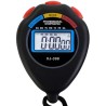 Pack 06 Cronómetros XJ398 Fechador Alarma Split Rango 24 Hr - Negro