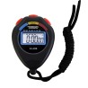 Pack 06 Cronómetros XJ398 Fechador Alarma Split Rango 24 Hr - Negro
