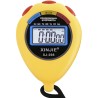 Cronómetro XJ398 Fechador Alarma Split Rango 24 Hr - Amarillo