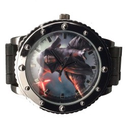 Reloj STAR WARS kylo Ren Hombre Cuarzo Analógico Silicón - Negro