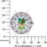 Reloj Red Balloon Infantil Cuarzo Analógico Velcro - Verde