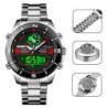 Reloj SKMEI Heavy 1839 Hibrido Retroiluminado Acero - Negro R
