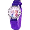 Reloj Disney Frozen Infantil Cuarzo Analógico Velcro - Morado
