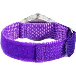 Reloj Disney Frozen Infantil Cuarzo Analógico Velcro - Morado