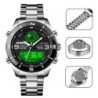 Reloj SKMEI Heavy 1839 Hibrido Retroiluminado Acero - Negro