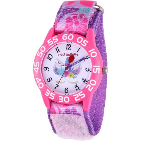 Reloj Red Balloon Infantil Cuarzo Analógico Velcro - Rosa