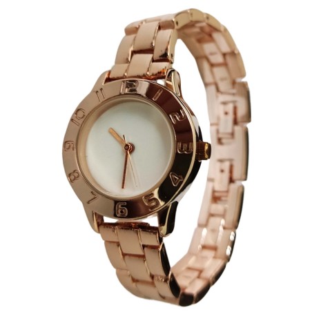 Reloj Mossimo 0518 Dama Analógico Acero - Oro Rosa