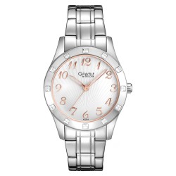 Reloj Caravelle by Bulova 43L154 Mujer Analógico Piedras - Plata Oro