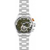Reloj Invicta Aviator 39659 Fechador 3 Esferas 24 Hrs Hombre - Plata