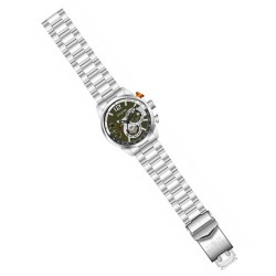 Reloj Invicta Aviator 39659 Fechador 3 Esferas 24 Hrs Hombre - Plata