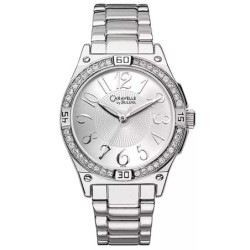 Reloj Caravelle by Bulova Mujer 43L113 Bisel con Piedras Acero - Plata