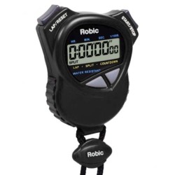 Cronómetro Robic 1000W Alta Precisión Conteo Regresivo 01/100 Negro