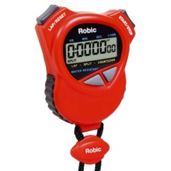 Cronómetro Robic 1000W Alta Precisión Conteo Regresivo 01/100 Rojo