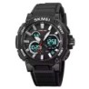 Reloj Skmei 2219 Hombre Dual Deportivo 3 Tiempos Multifunción - Negro