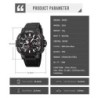 Reloj Skmei 2219 Hombre Dual Deportivo 3 Tiempos Multifunción - Negro