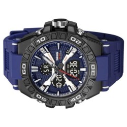 Reloj Skmei 2220 Hombre Dual Deportivo 3 Tiempos Multifunción - Azul