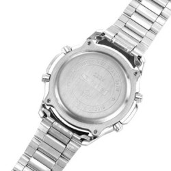 Reloj Skmei 2284 Hombre Dual Elegante Tiempo Mundial LED - Plata