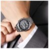 Reloj Skmei 2284 Hombre Dual Elegante Tiempo Mundial LED - Plata
