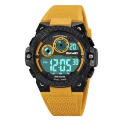 Reloj Skmei 2337 Hombre Digital Deportivo Multifunción Dual - Amarillo