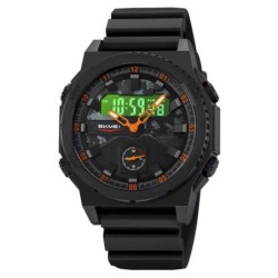 Reloj Skmei 2355 Hombre Dual Militar 3 Tiempos Cronómetro - Naranja