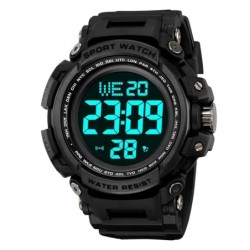 Reloj Skmei 2422 Hombre Digital Deportivo Alarma 2 Tiempos - Negro
