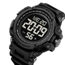 Reloj Skmei 2422 Hombre Digital Deportivo Alarma 2 Tiempos - Negro