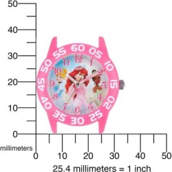 Reloj Infantil Disney Princesas Cuarzo Analógico Velcro Rosa W001667