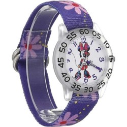 Reloj Infantil Disney Minnie Mouse Cuarzo Analógico Morado WDS000988