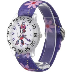 Reloj Infantil Disney Minnie Mouse Cuarzo Analógico Morado WDS000988