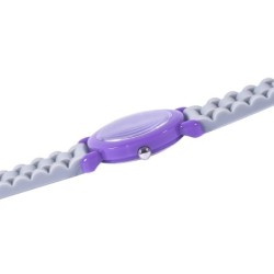 Reloj Infantil Disney Raya Cuarzo Analógico Silicona Morado WDS000916