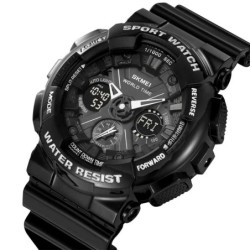 Reloj Skmei 2118 Hombre Hibrido Deportivo WT Multifunción - Negro