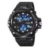 Reloj Skmei 2119 Hombre 3 Horarios Deportivo Multifunción - Negro