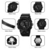 Reloj SKMEI 2225 Shadow Hombre Multifunción Conteo Regresivo - Negro